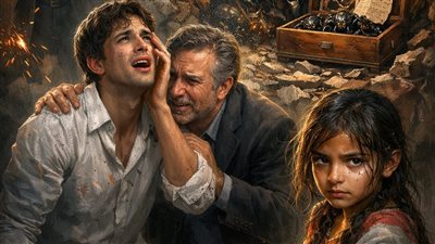 ابن الملياردير كان اعمى منذ 12 سنه