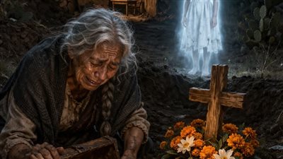  وقفت امينه متجمده مكانها من الخوف والحزن